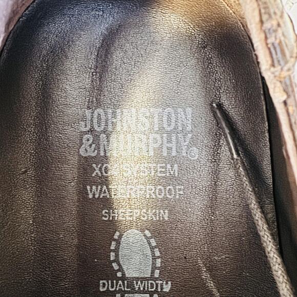 Johnston & Murphy Shoes Mens 8.5 Brown Leather XC4 Waterproof Oxford Dress main image 11